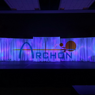 The Archon stage is specifically designed for our production.