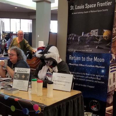 Fan club table at Archon.